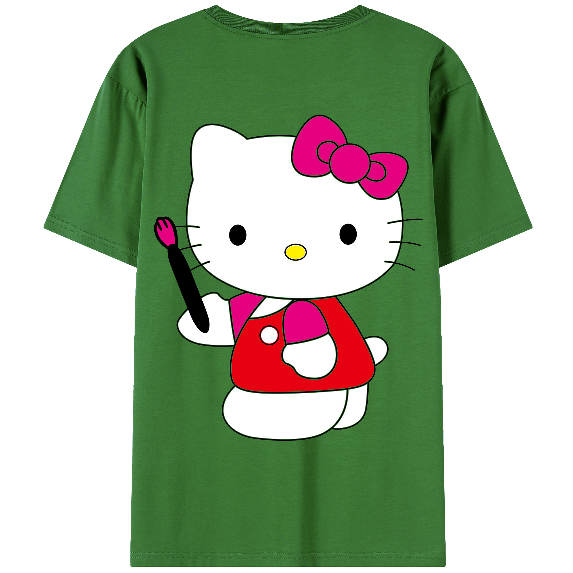 （画像用） Hello Kitty ハローキティ レディース半袖Tシャツ(バックプリント)